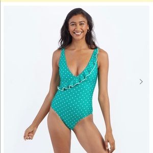 Ruffle Wrap One-Piece